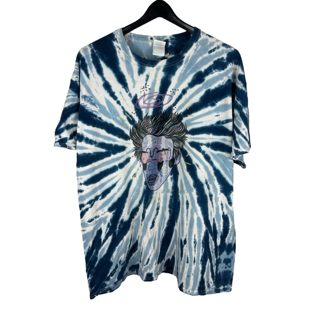 Vintage Y2K CK Alright Tie Dye Mind Control Band Graphic Shirt Size XL